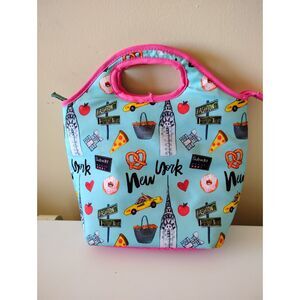 Rongrong DeVoe New York Insulated Lunch Tote with handle 11" x 11.5"